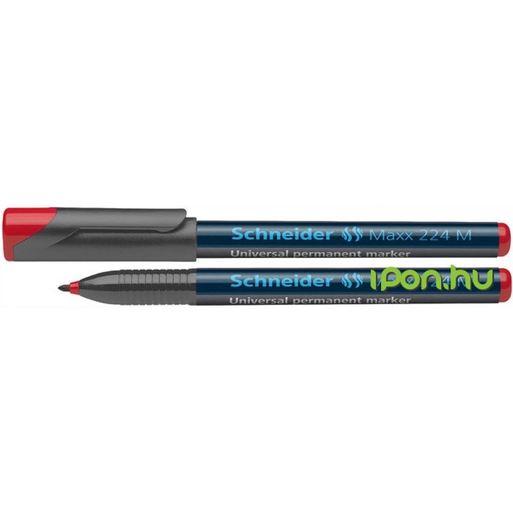 SCHNEIDER "224 M OHP" alkoholos marker 1 mm piros