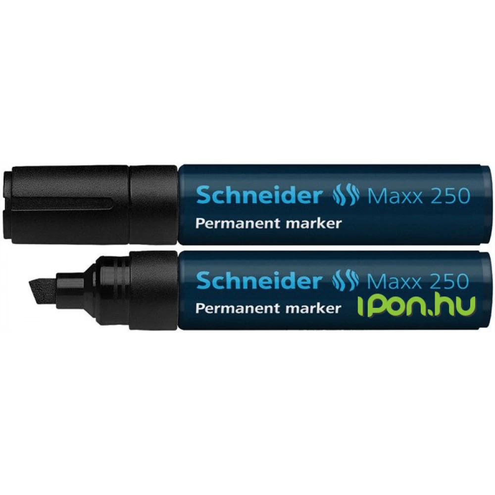SCHNEIDER "250" alkoholos marker 2-7mm fekete vágott