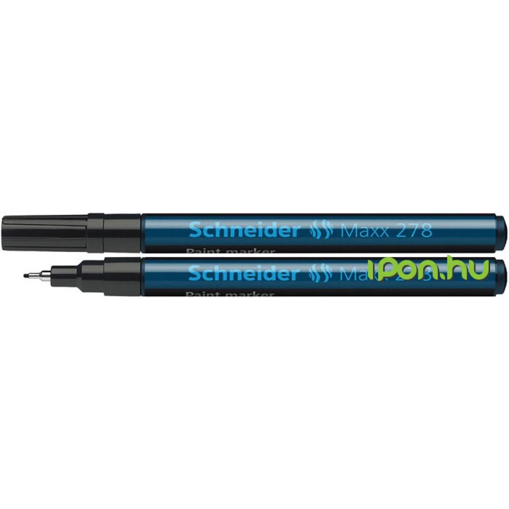 SCHNEIDER "278" lakkmarker 0.8 mm fekete