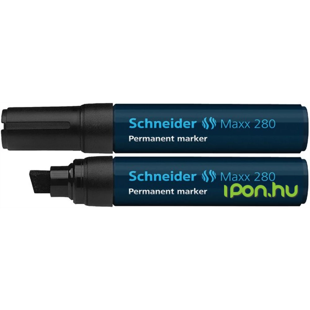 SCHNEIDER "280" alkoholos marker 4-12 mm fekete vágott