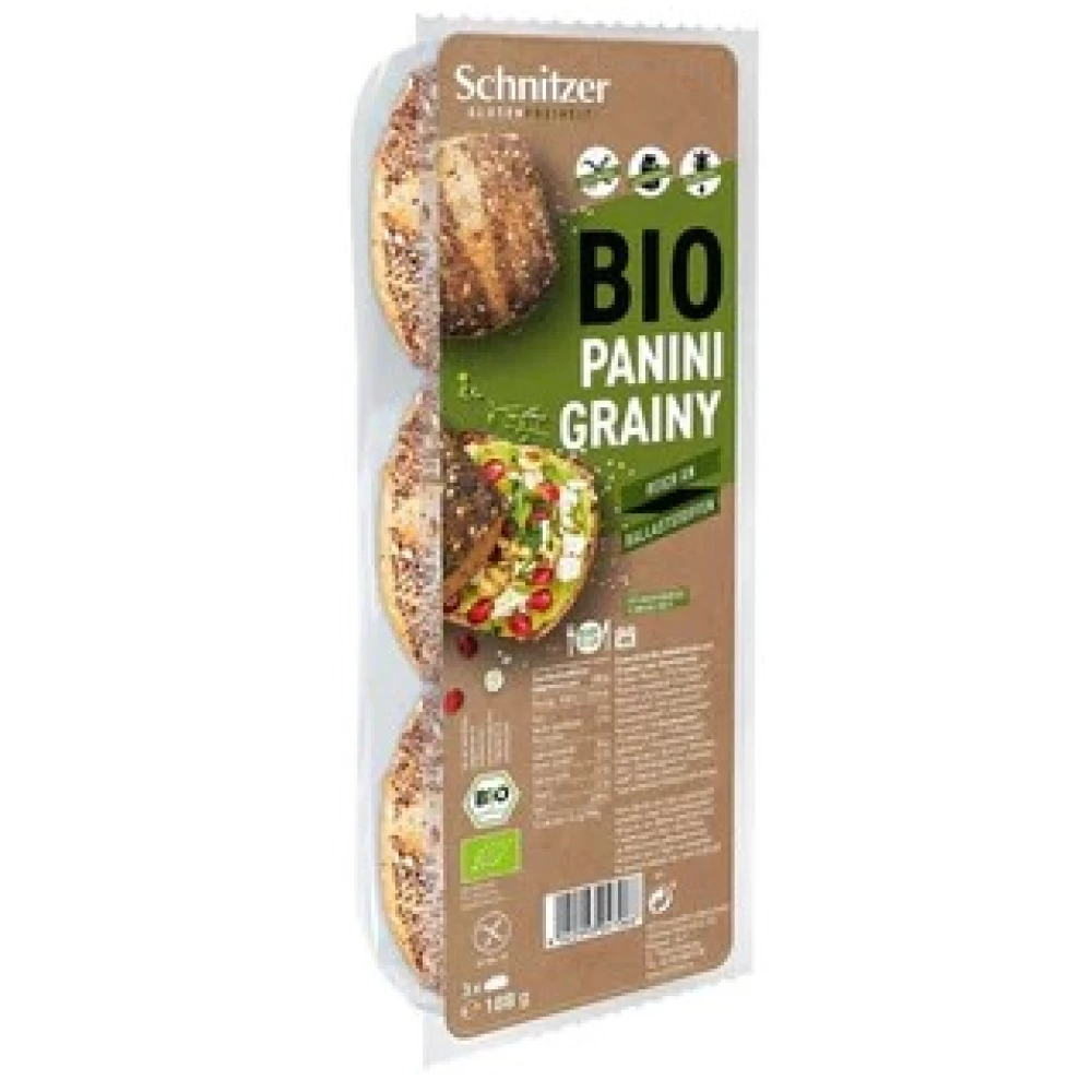SCHNITZER Schnitzer bio gluténmentes panini magvas 188 g