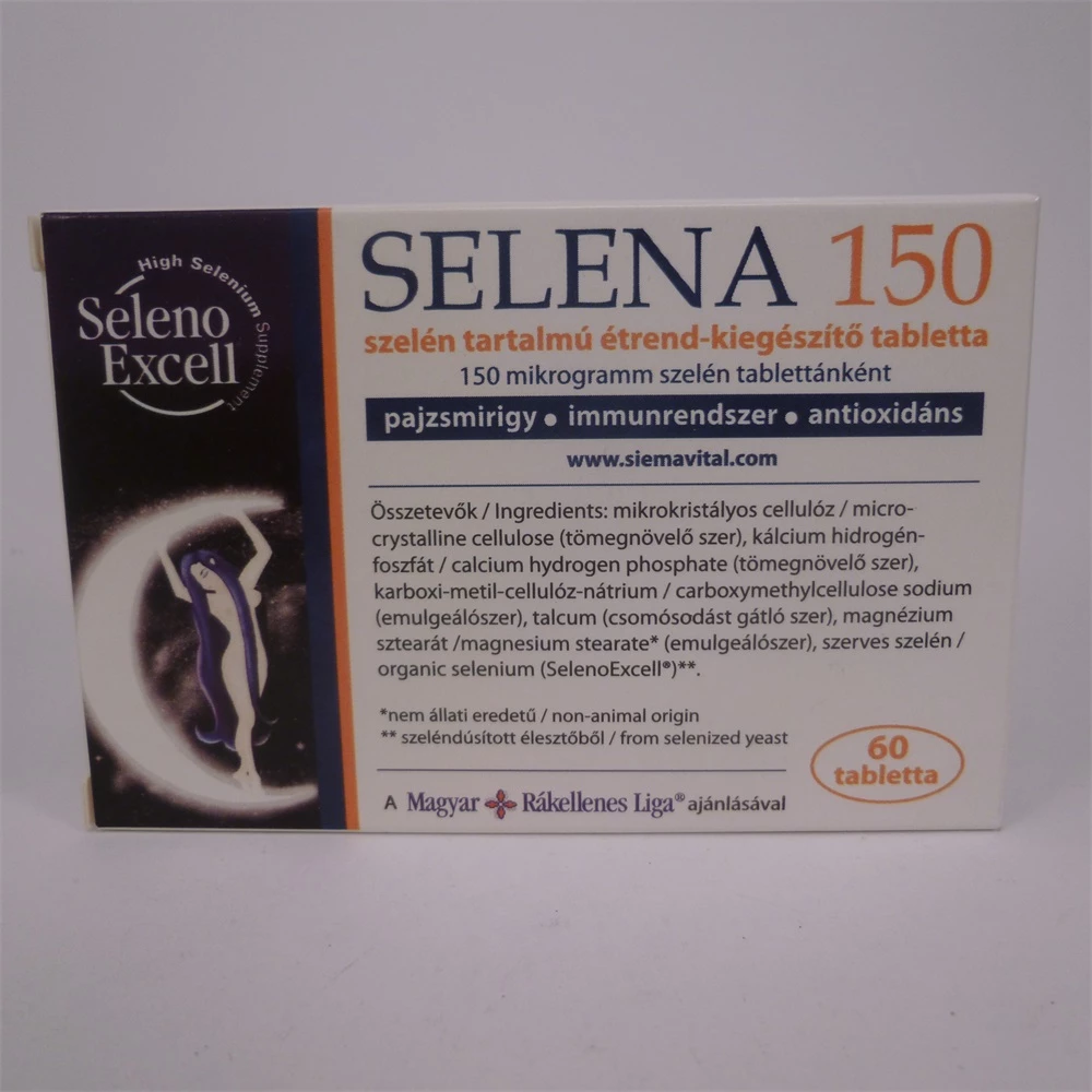 SELENA Selena 150 szeléntartalmú tabletta 60 db