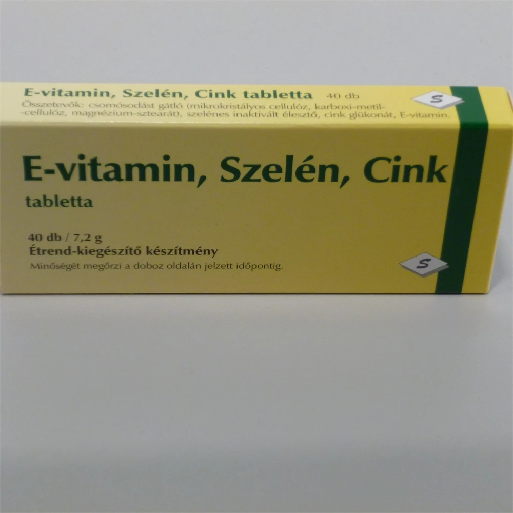 SELENIUM Selenium e-vitamin szelén cink tabletta 40 db