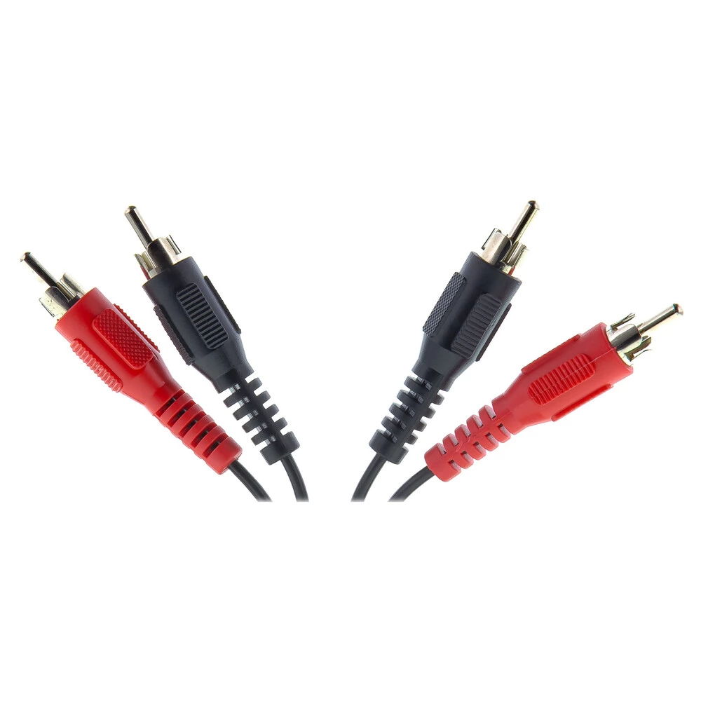 SENCOR RCA Összekötő Fekete 2.5m SAV 102-025