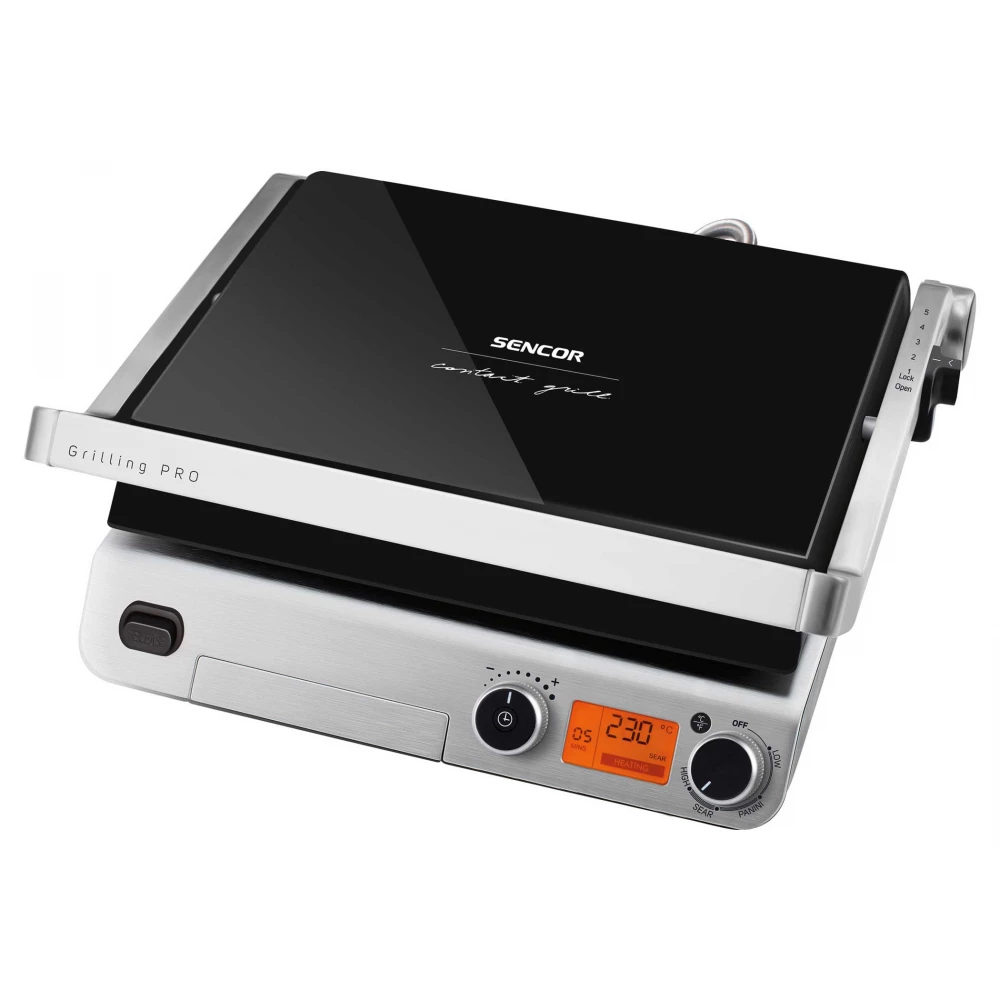SENCOR SBG 6650BK Kontaktgrill ezüst / fekete
