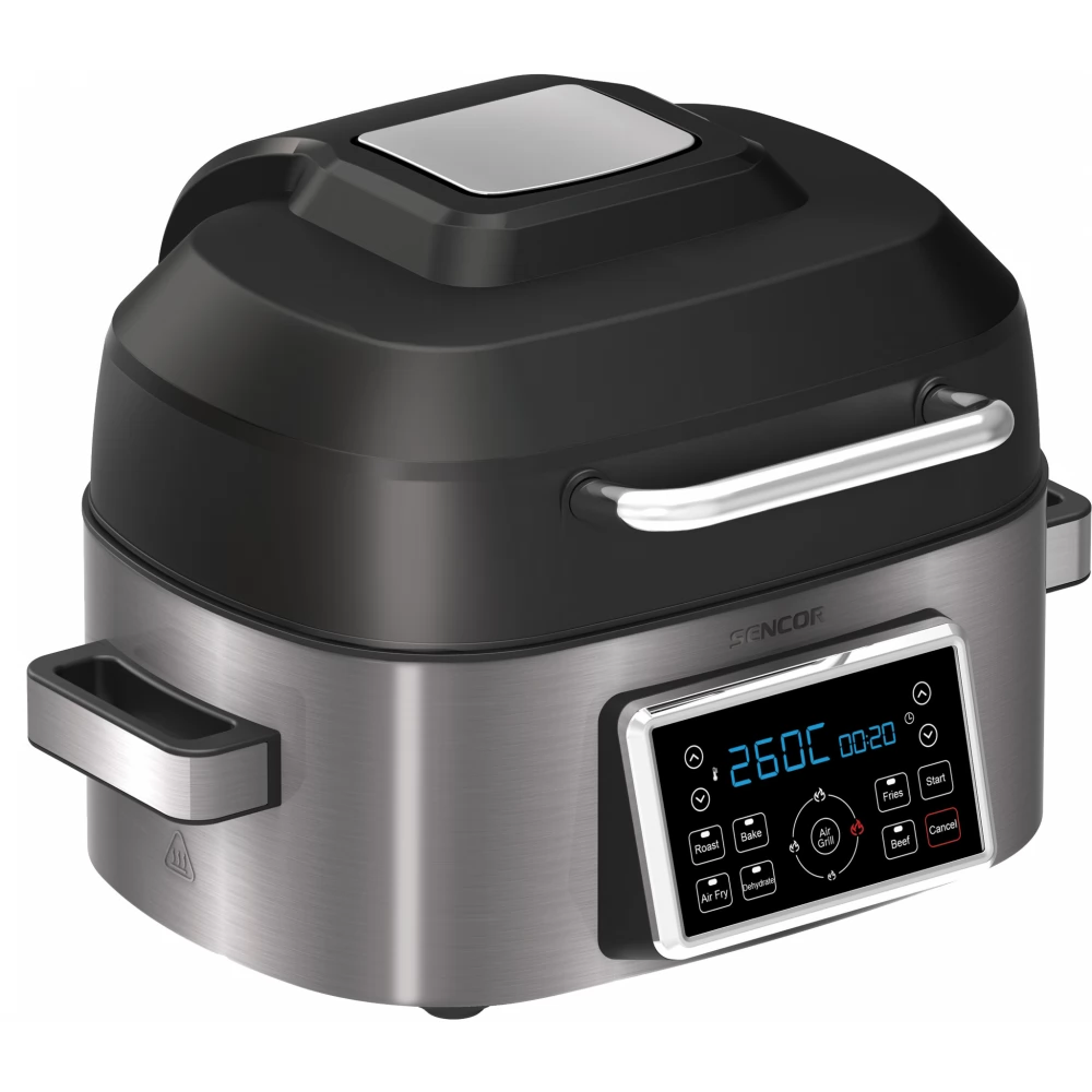 SENCOR SBG 8900SS Többfunkciós forrólevegős fritőz grill