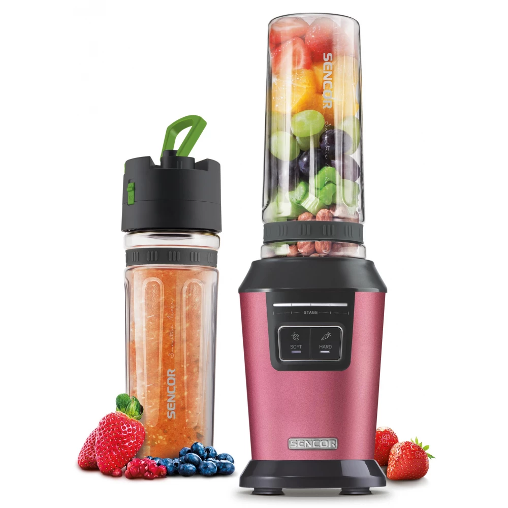 SENCOR SBL 7174RD Automata Smoothie mixer 800W 600ml rózsaszín