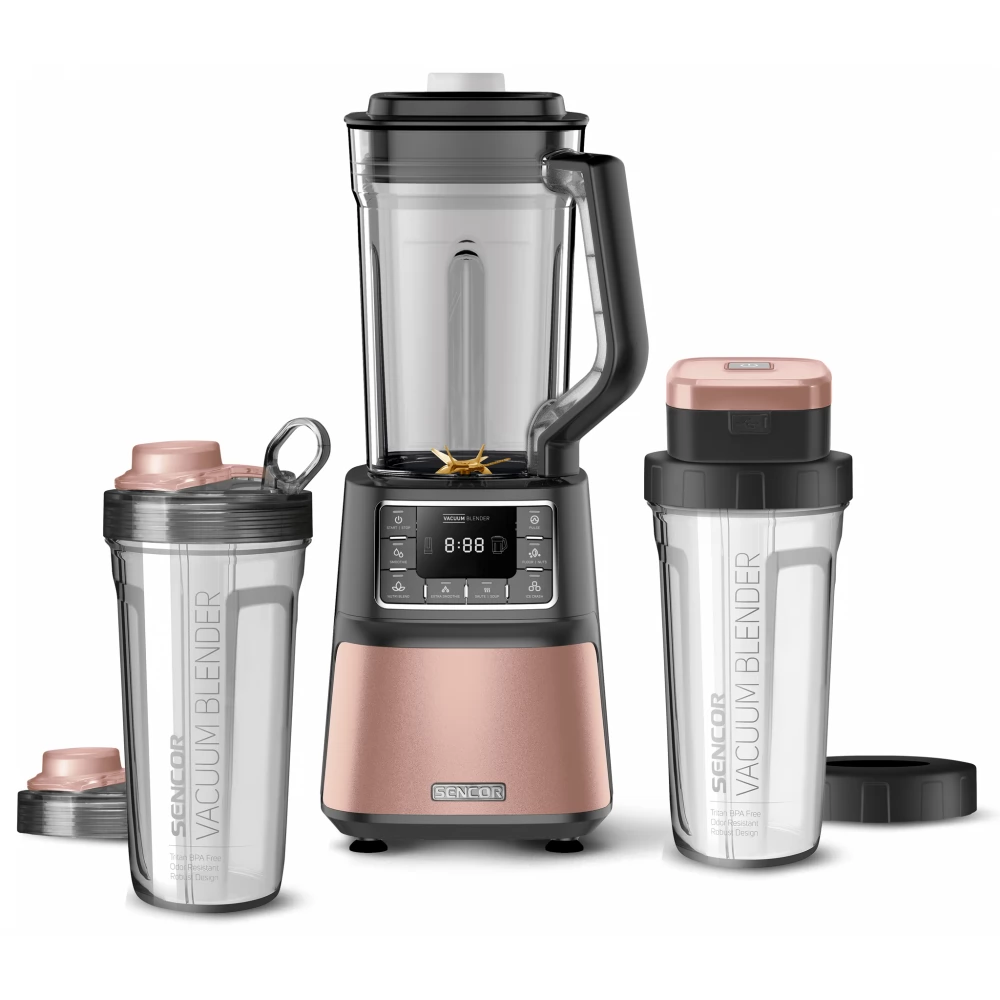 SENCOR SBU 7875RS Turmixgép vákuumos automata 1500 W 1.5 L rozsaszín