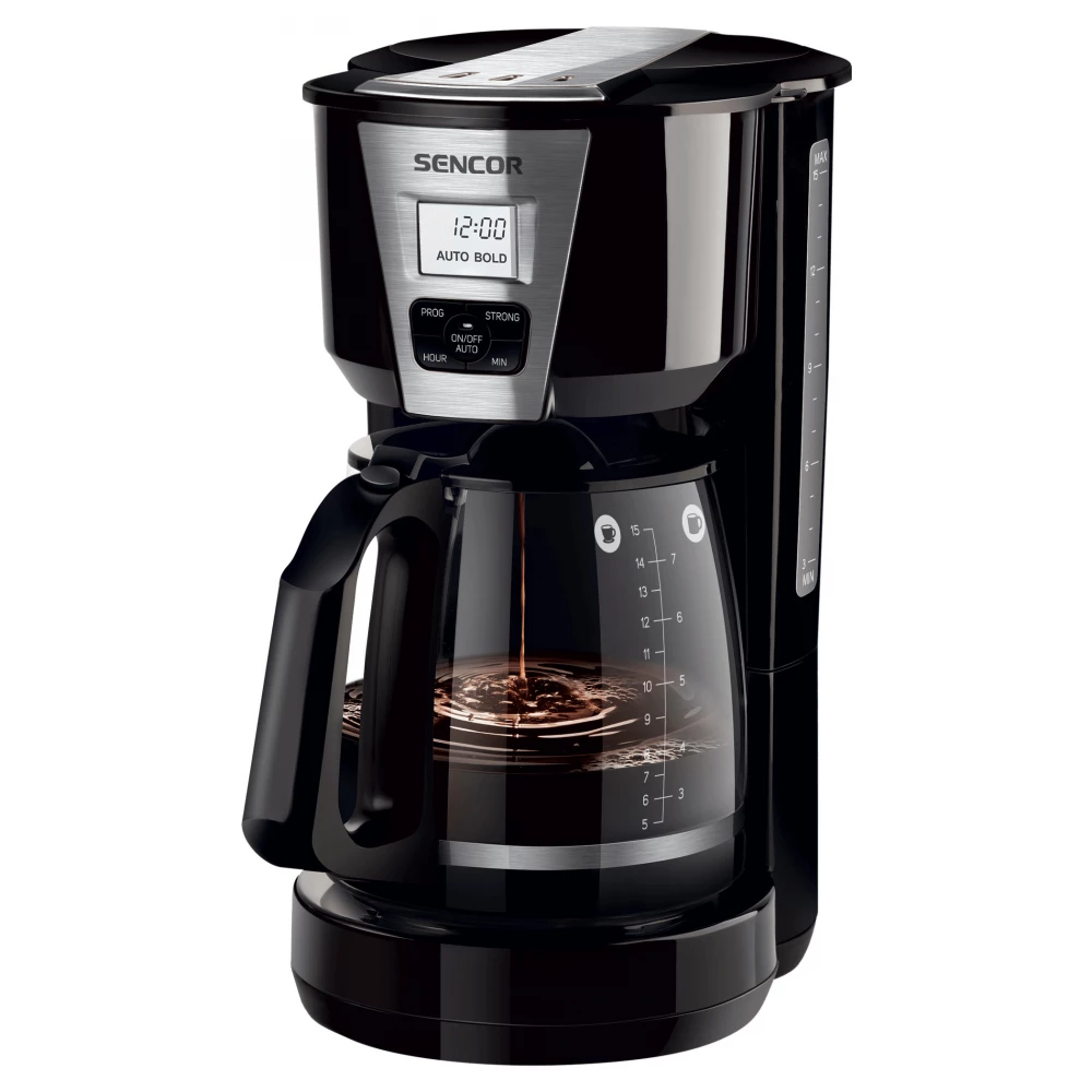 SENCOR SCE 5070BK Kávéfőző Filteres 1000W 1.8L Fekete