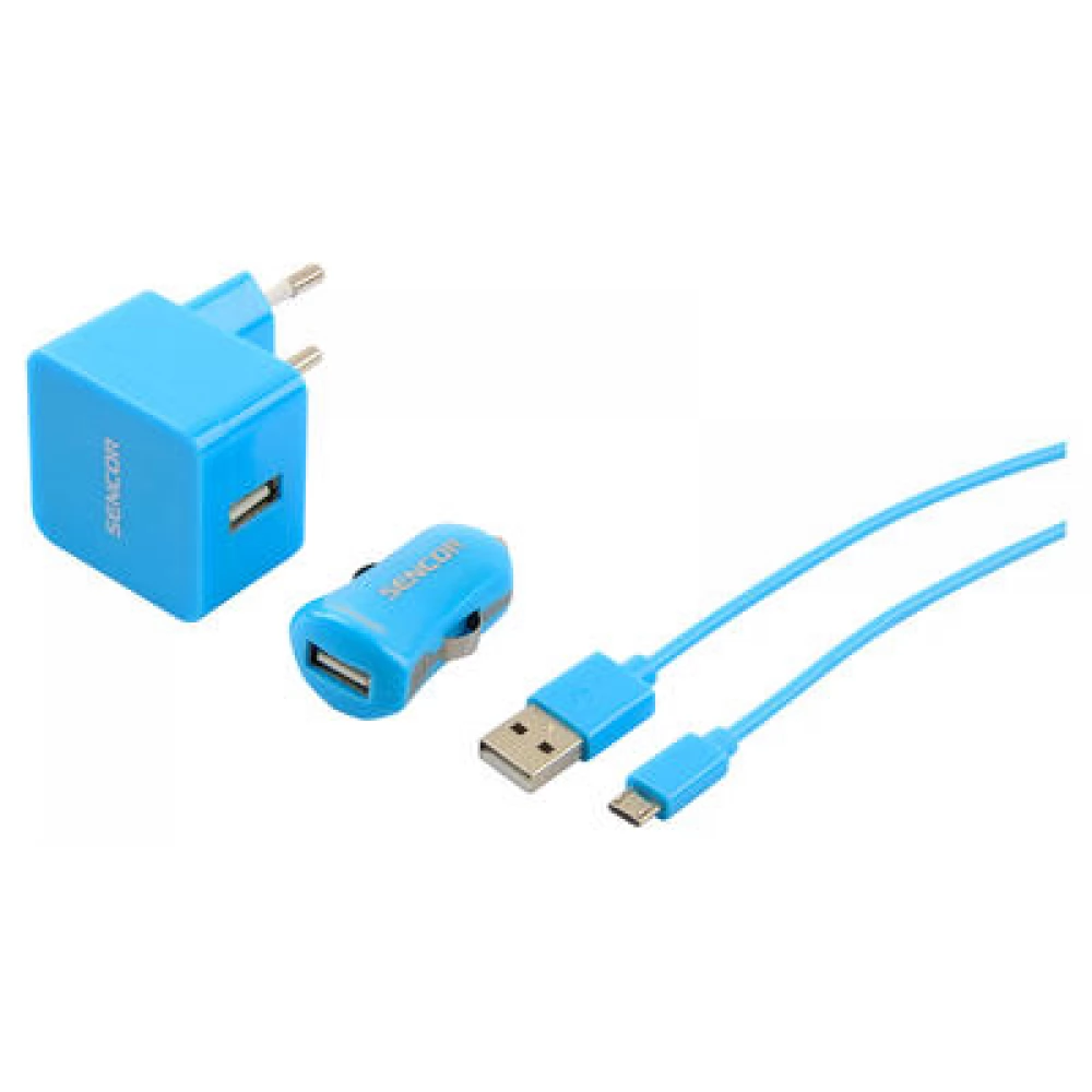SENCOR SCO 516 USB töltő Kit kék
