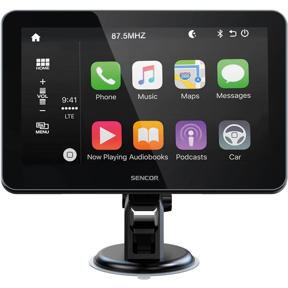 SENCOR SCT M750BWT CarPlay és Android Auto Display