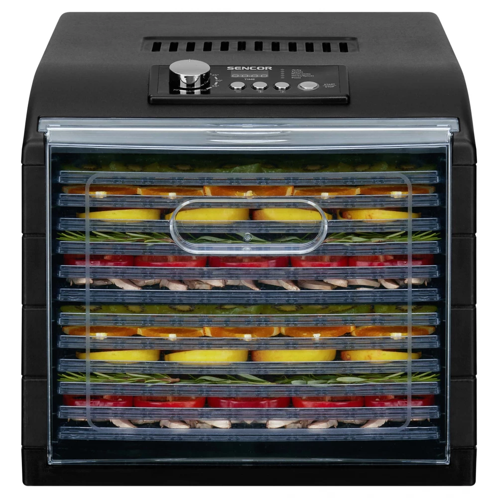SENCOR SFD 6600BK aszalógép fekete