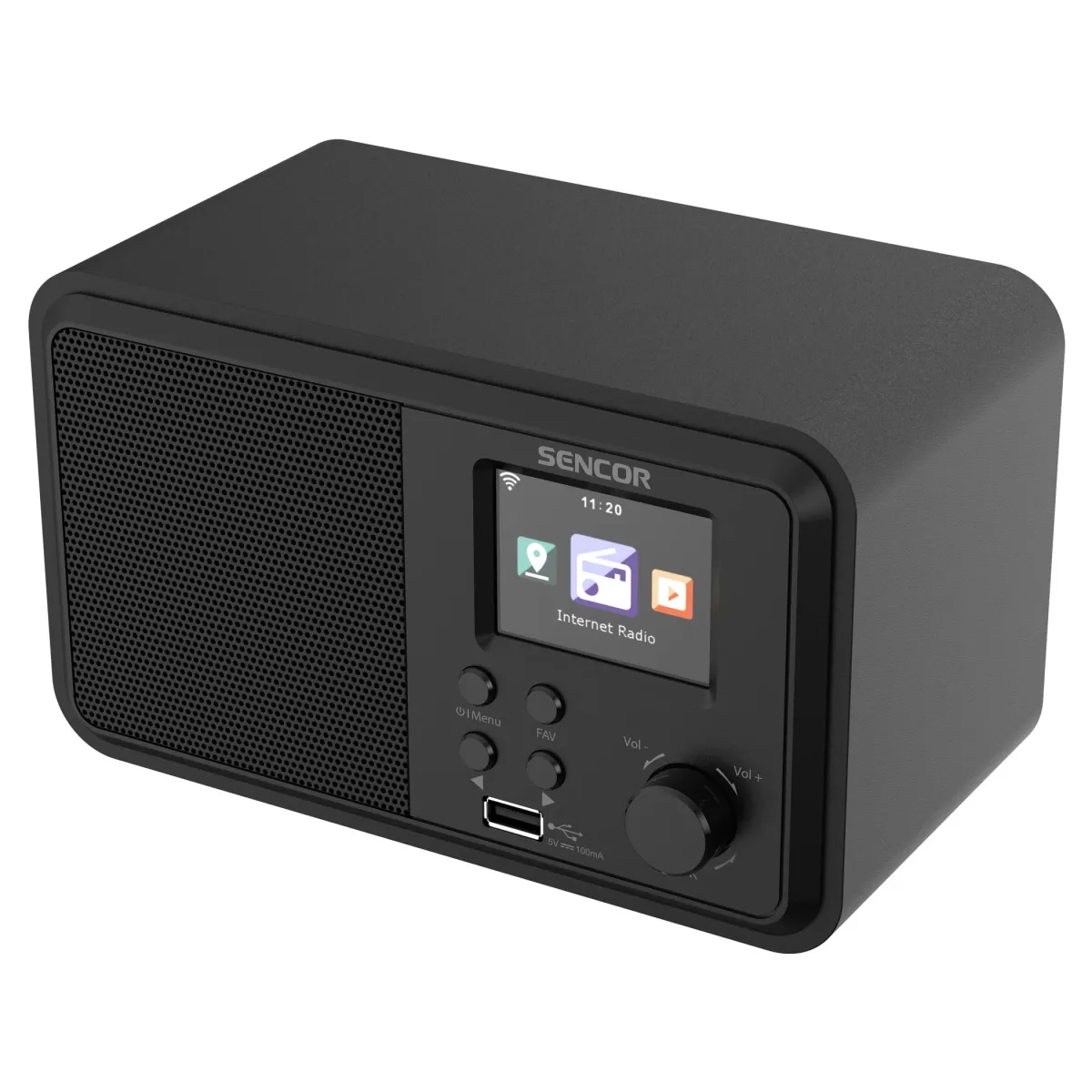SENCOR SIR 5100WDB Internetes rádió fekete