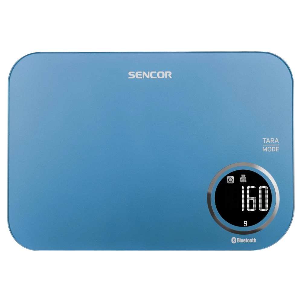 SENCOR SKS 7072BL Intelligens Bluetooth konyhai mérleg kék