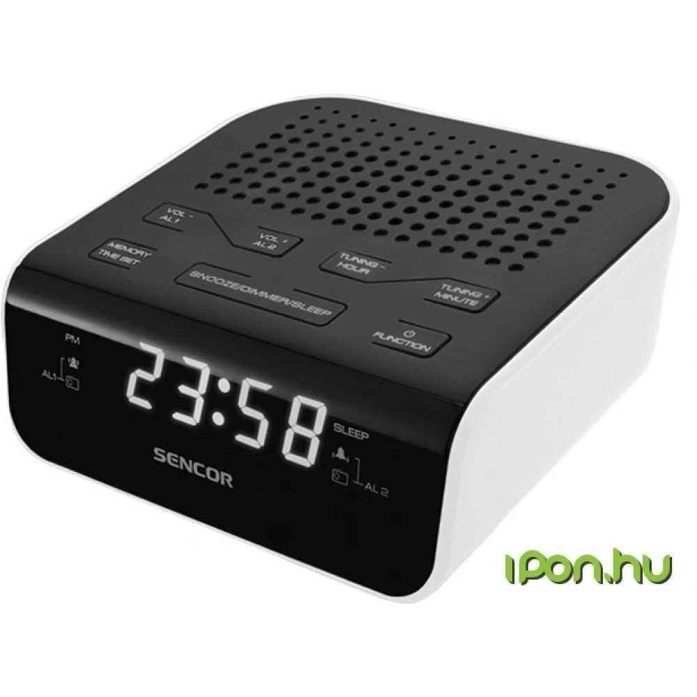 SENCOR SRC 136 WH Rádiós ébresztőóra