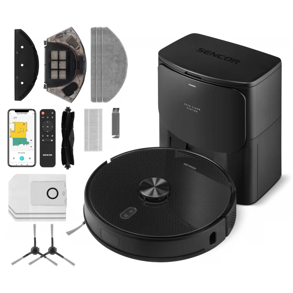SENCOR SRV 9185BK Robotporszívó 3000W 3L fekete