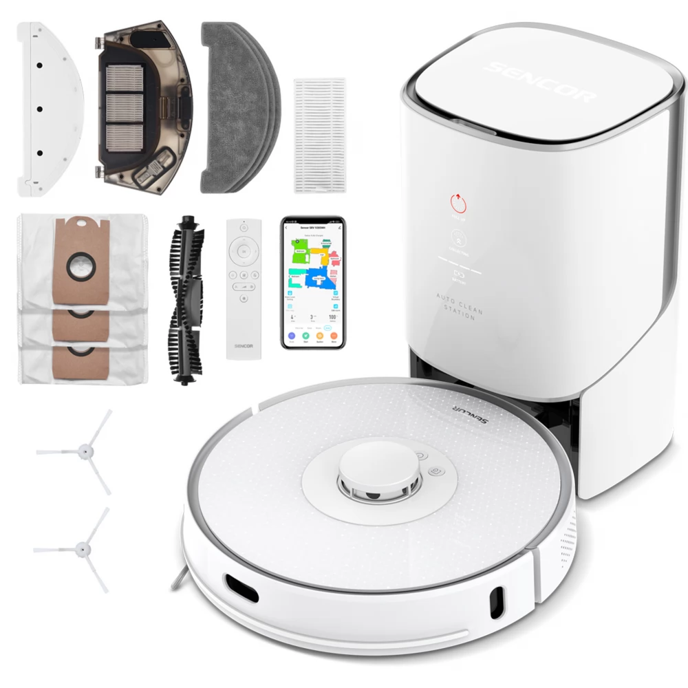SENCOR SRV 9385WH Robotporszívó fehér