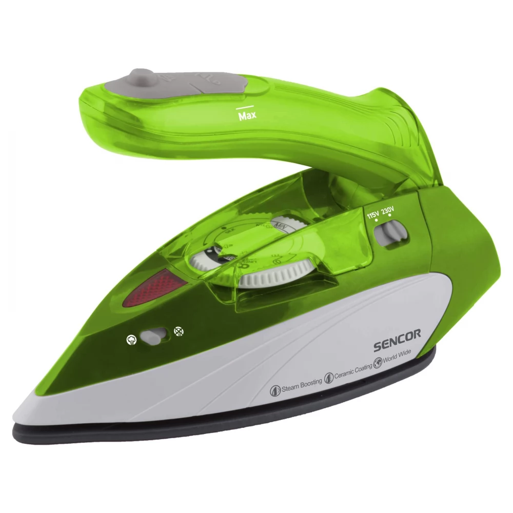 SENCOR SSI 1050GR Gőzölős úti vasaló 1100 W zöld