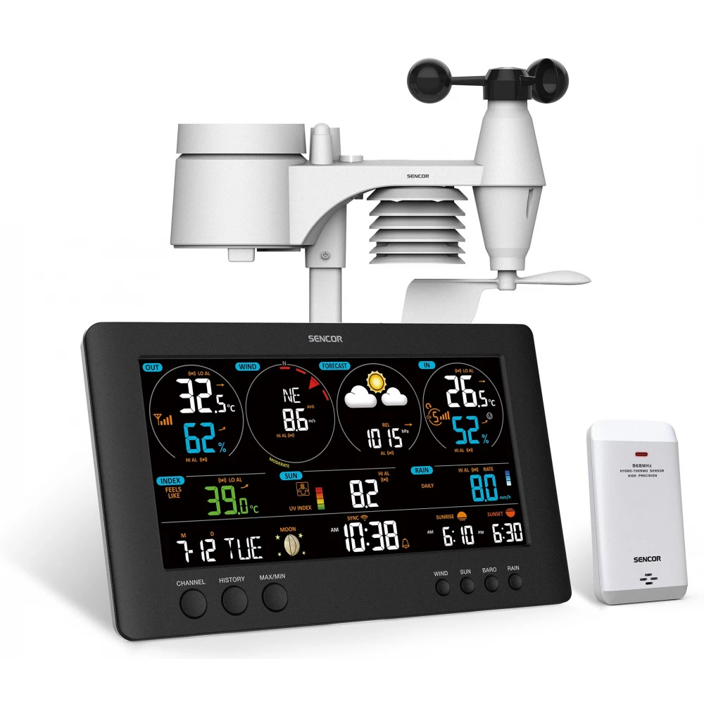 SENCOR SWS 12500 WiFi professzionális meteorológiai állomás