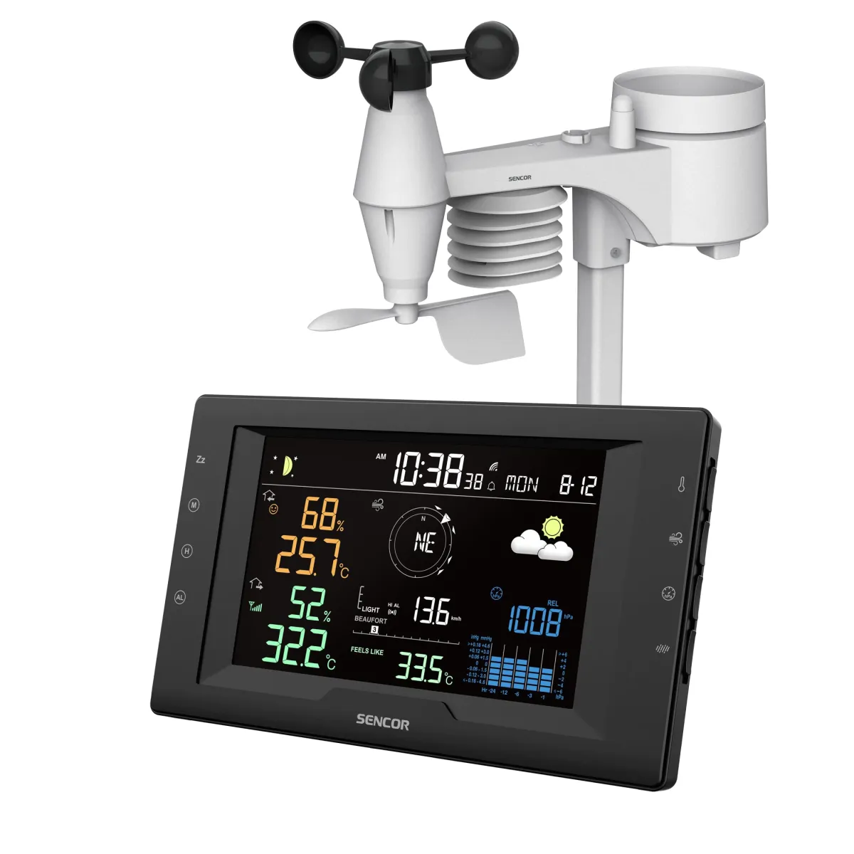 SENCOR SWS 9400 Professzionális meteorológiai állomás