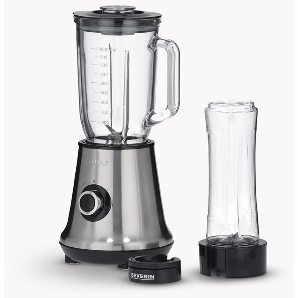 SEVERIN SM 3737 Mix & Go Turmixgép 500 W 1000 ml rozsdamentes acél / fekete