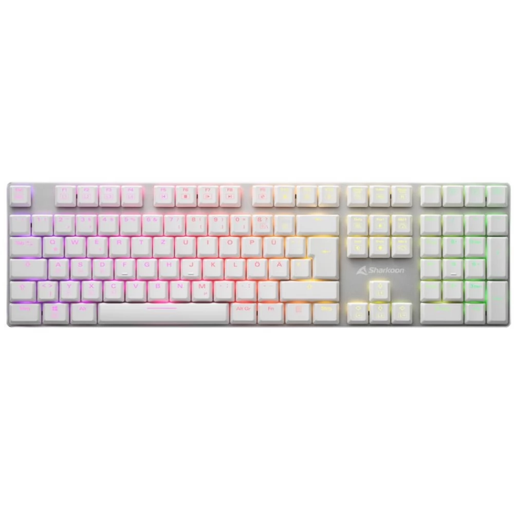 SHARKOON PureWriter RGB Kailh Red US Angol fehér