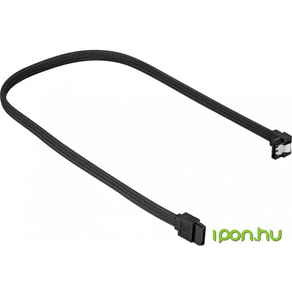 SHARKOON SATA Összekötő Fekete 45cm 4044951016495