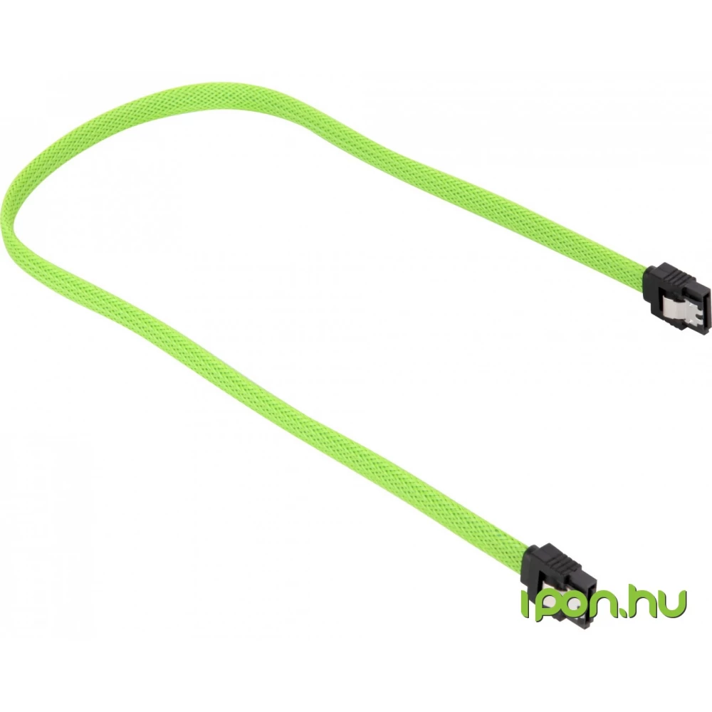 SHARKOON SATA Összekötő Zöld 60cm 4044951016723