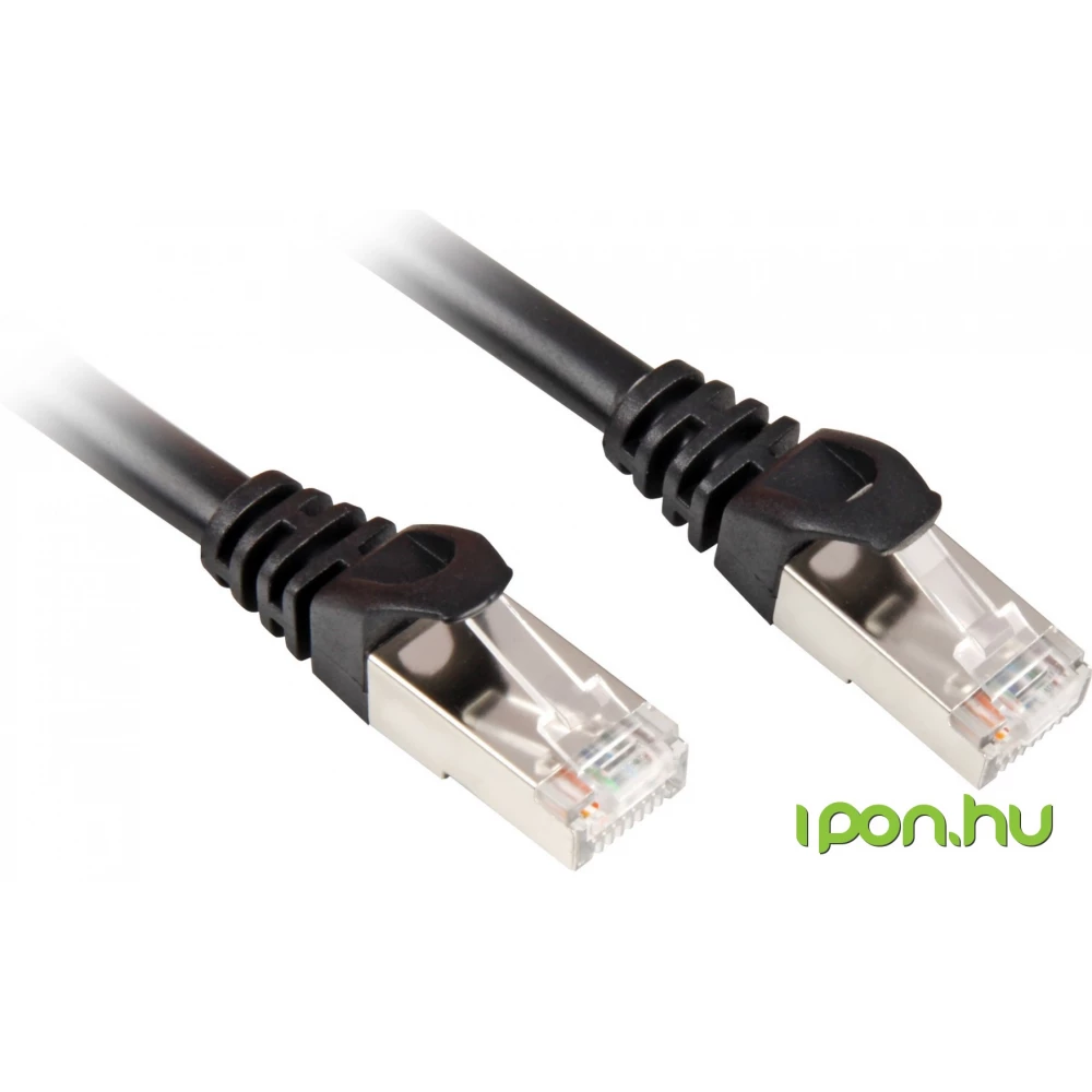 SHARKOON UTP Összekötő Fekete 2m 4044951014996