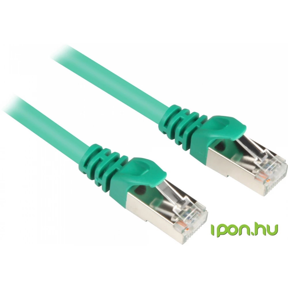 SHARKOON UTP Összekötő Zöld 2m 4044951029556