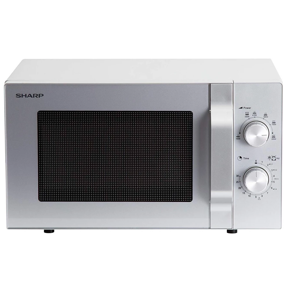 SHARP 18100827 R204S Mikrohullámú sütő 800 W ezüst
