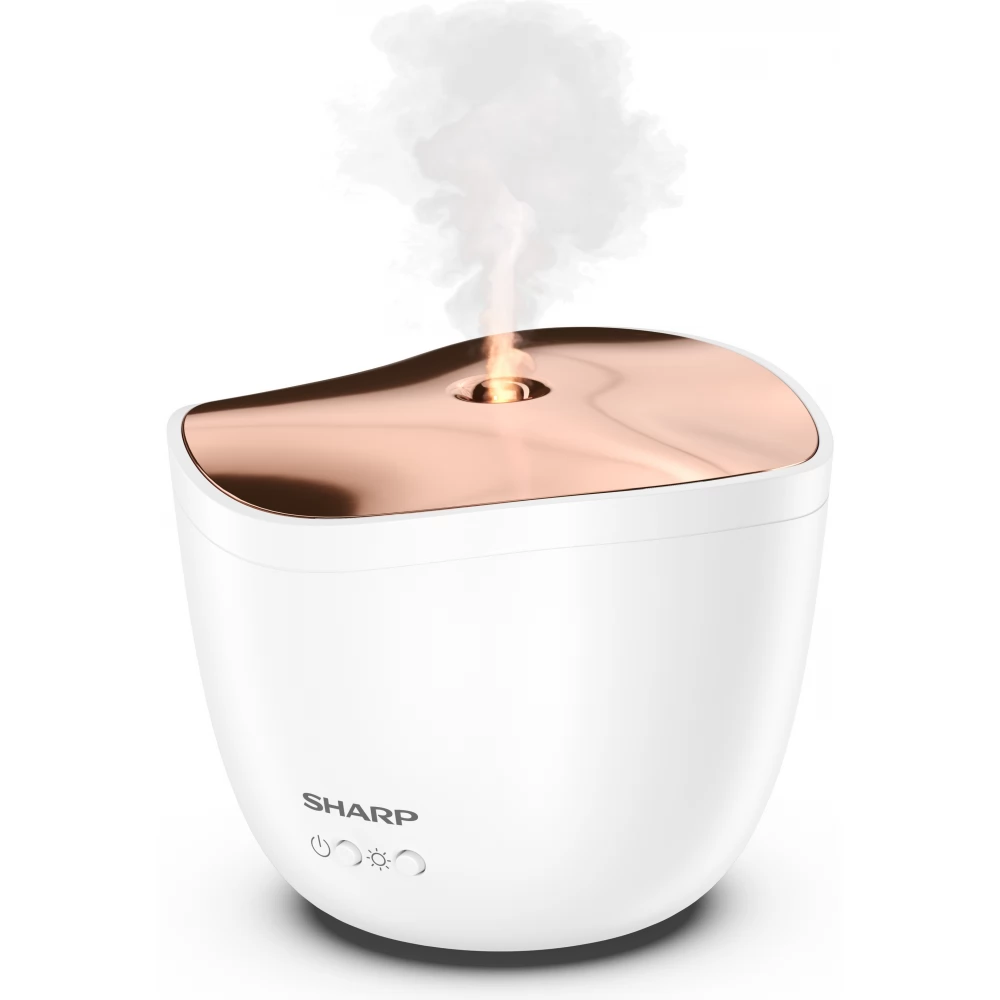 SHARP DF-A1E-W Ultrahangos aroma diffúzor páraköd és dekor fény funkcióval fehér