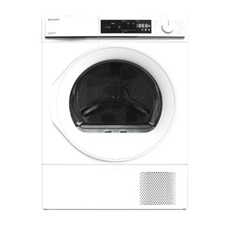 SHARP KD-NHA8S6GW21-EE Szárítógép hőszivattyús elöltöltős 8kg A++ fehér