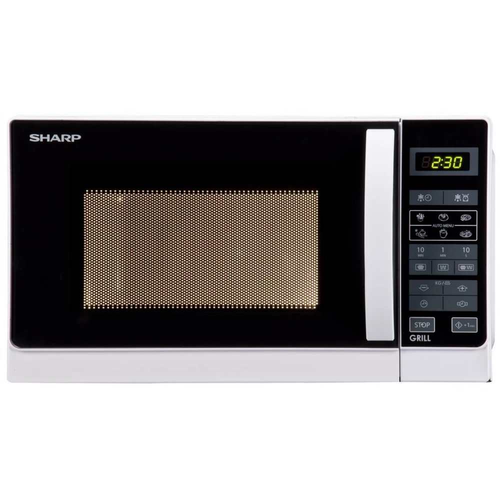 SHARP R-642WW mikrohullámú sütő digitális grilles