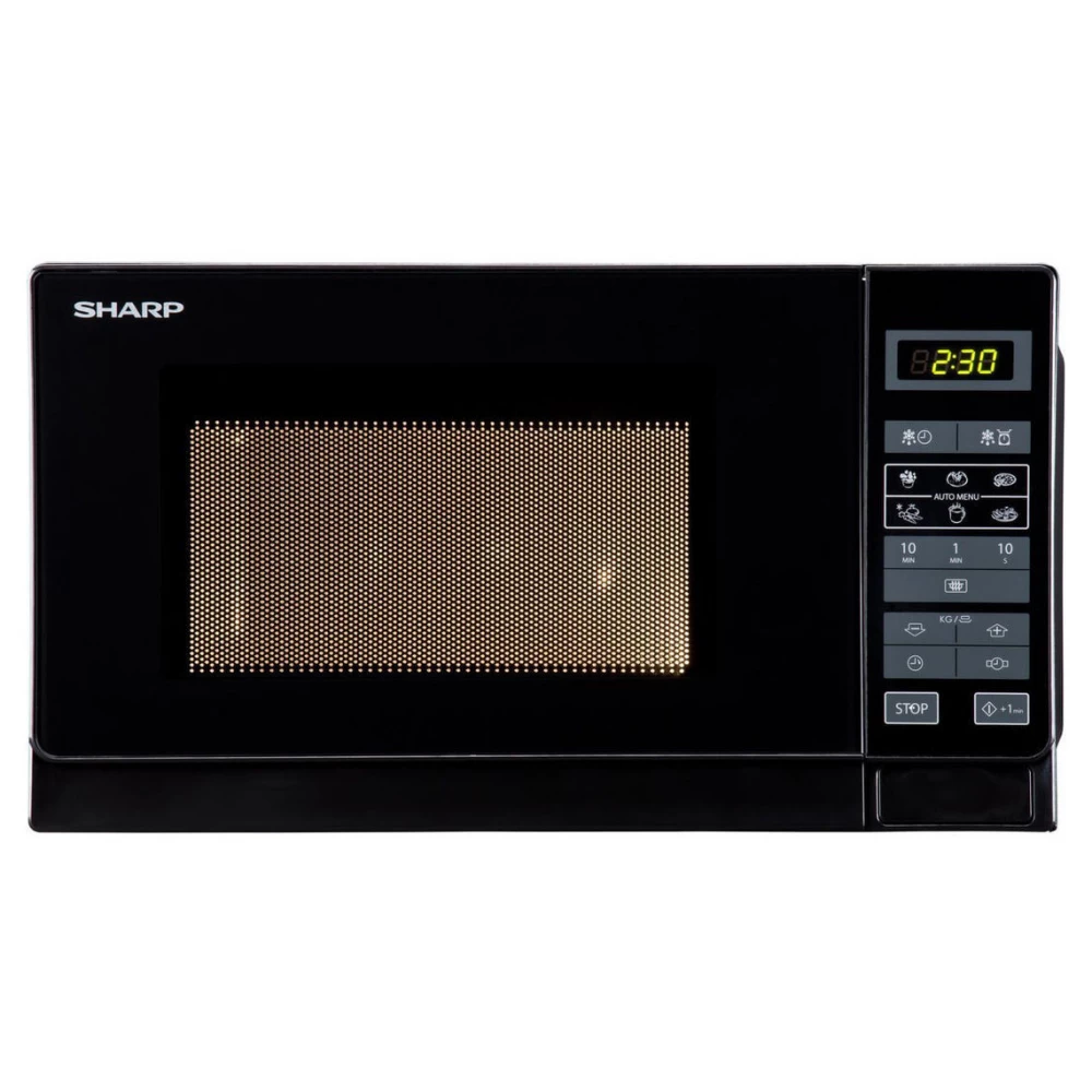 SHARP R742BKW Mikrohullámú sütő 25 l 900 W / 1000 W fekete