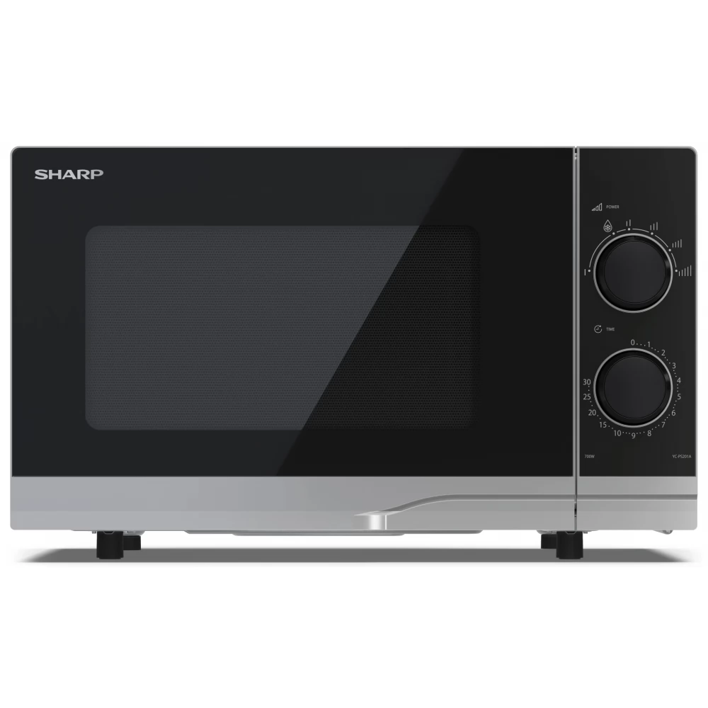 SHARP YC-PS201AE-S Mikrohullámú sütő 700 W 20 l ezüst