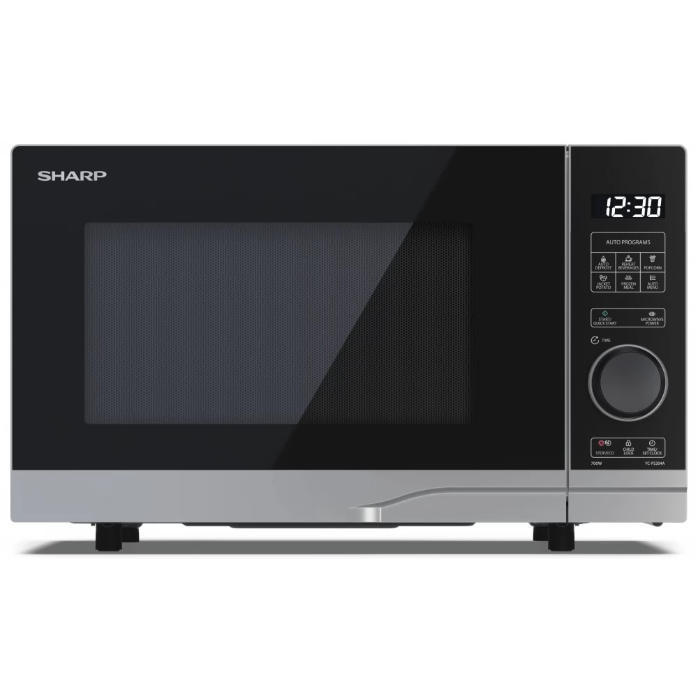 SHARP YC-PS204AE-S Mikrohullámú sütő 700 W 20 l ezüst