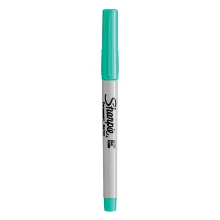 SHARPIE Ultra Fine Point Alkoholos marker 0.5 mm kúpos mentazöld