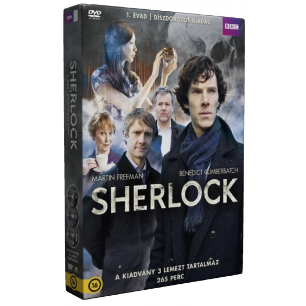 Sherlock díszdoboz 1. évad - 3 DVD