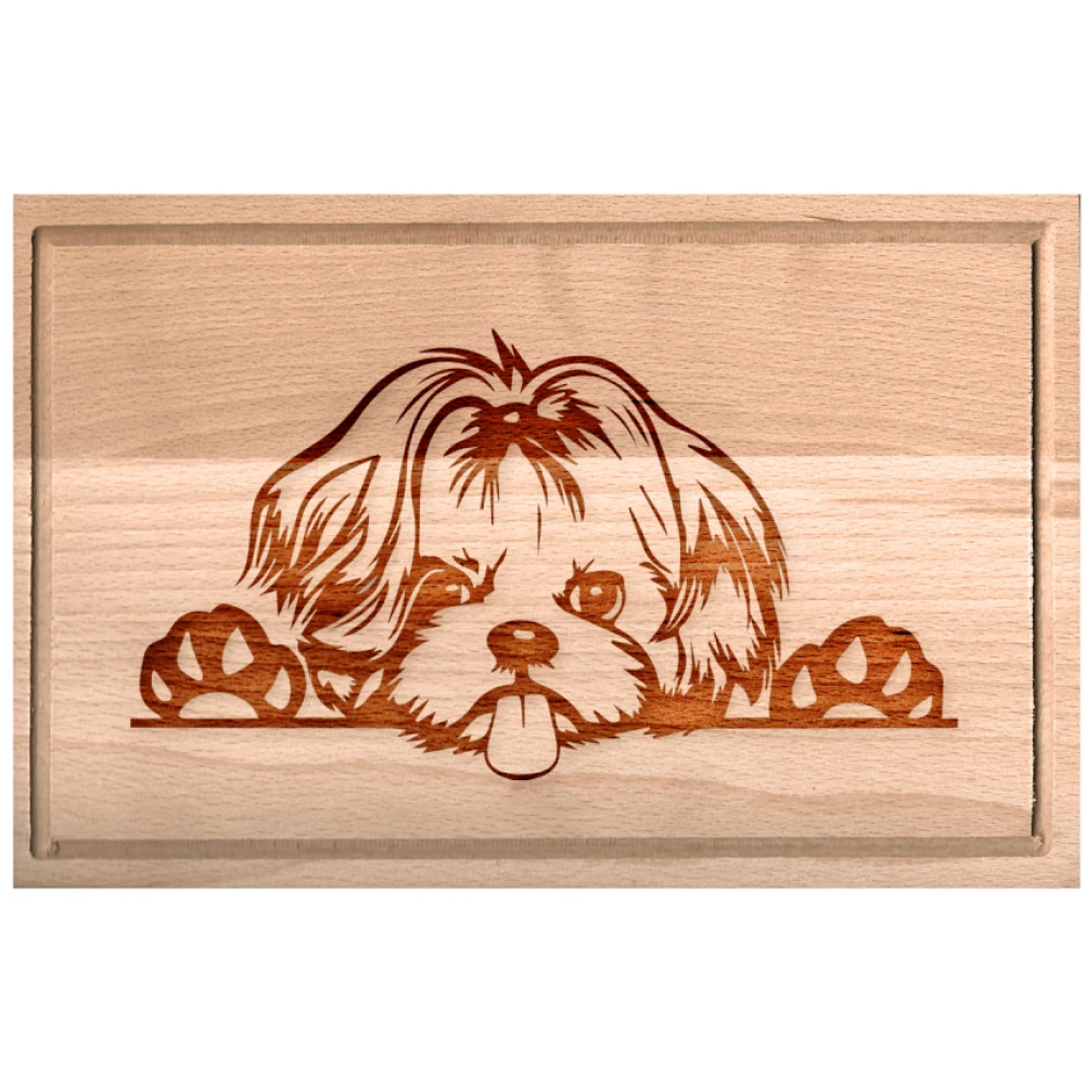 Shih-tzu vágódeszka nagy