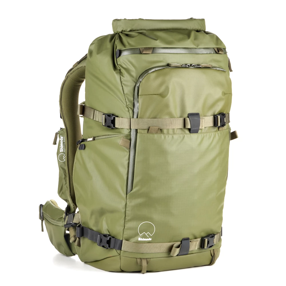 SHIMODA Action X70 HD Starter Kit - Army Green - extrém túrahátizsák szett