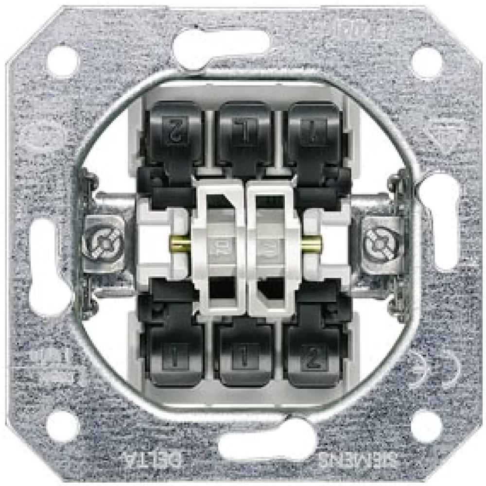 SIEMENS 5TA2118 DELTA switch device insert FM double two-way switch