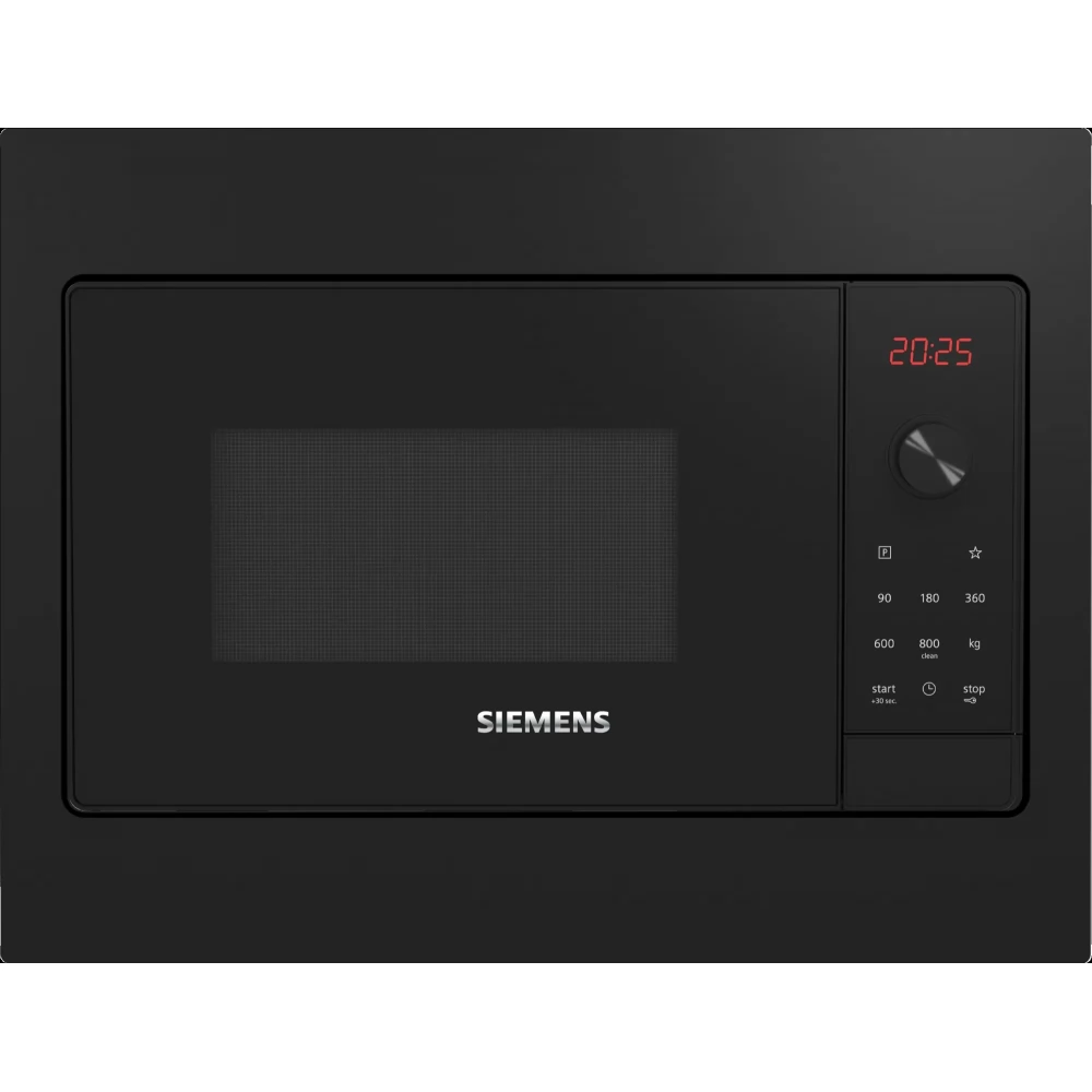 SIEMENS BF523LMB3 iQ300 Mikrohullámú sütő beépíthető 50 x 38 cm fekete / rozsdamentes acél