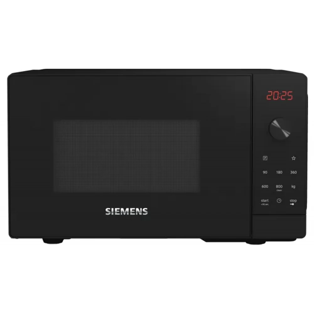 SIEMENS FF023LMB2 iQ300 Mikrohullámú sütő szabadon álló 800 W 20 L 44 x 26 cm fekete