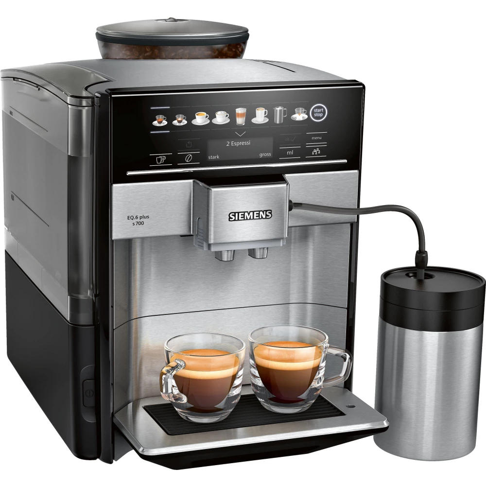 SIEMENS TE657M03DE EQ.6 plus s700 kávéfőző rozsdamentes acél