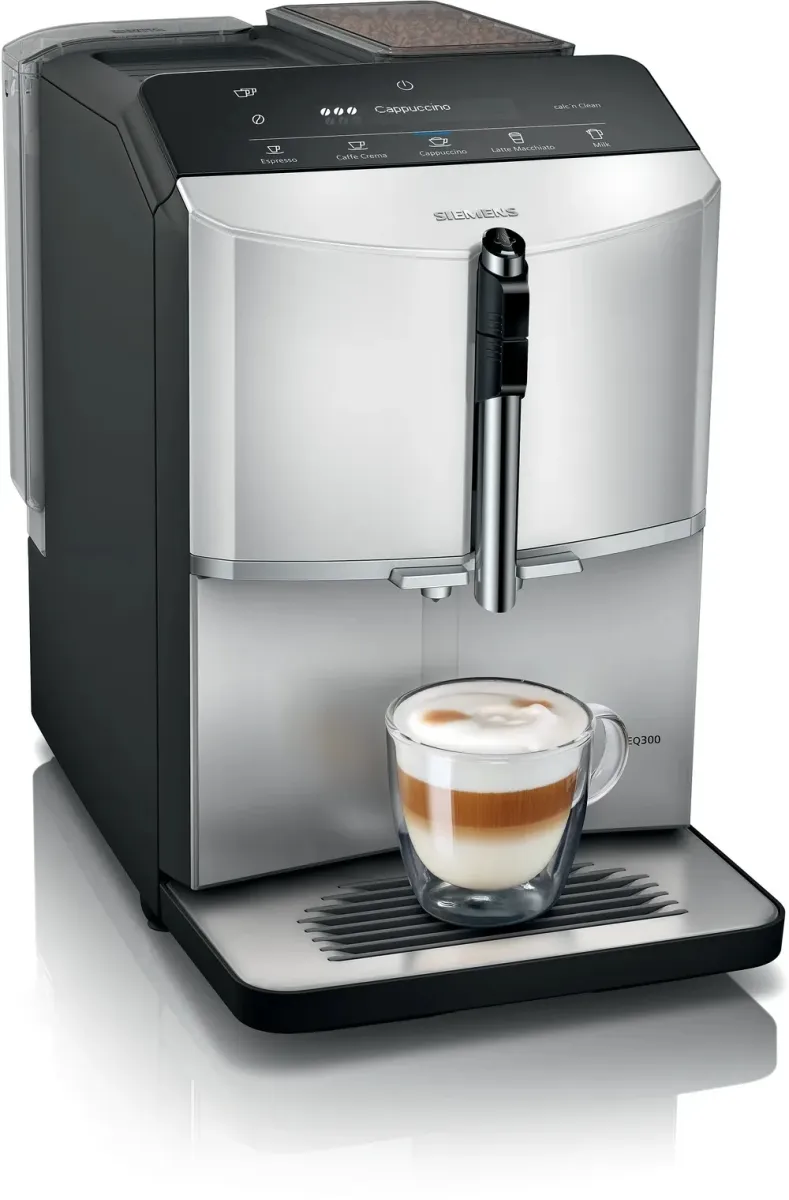 SIEMENS TF303E01 EQ300 Teljesen automata kávéfőző Ezüst