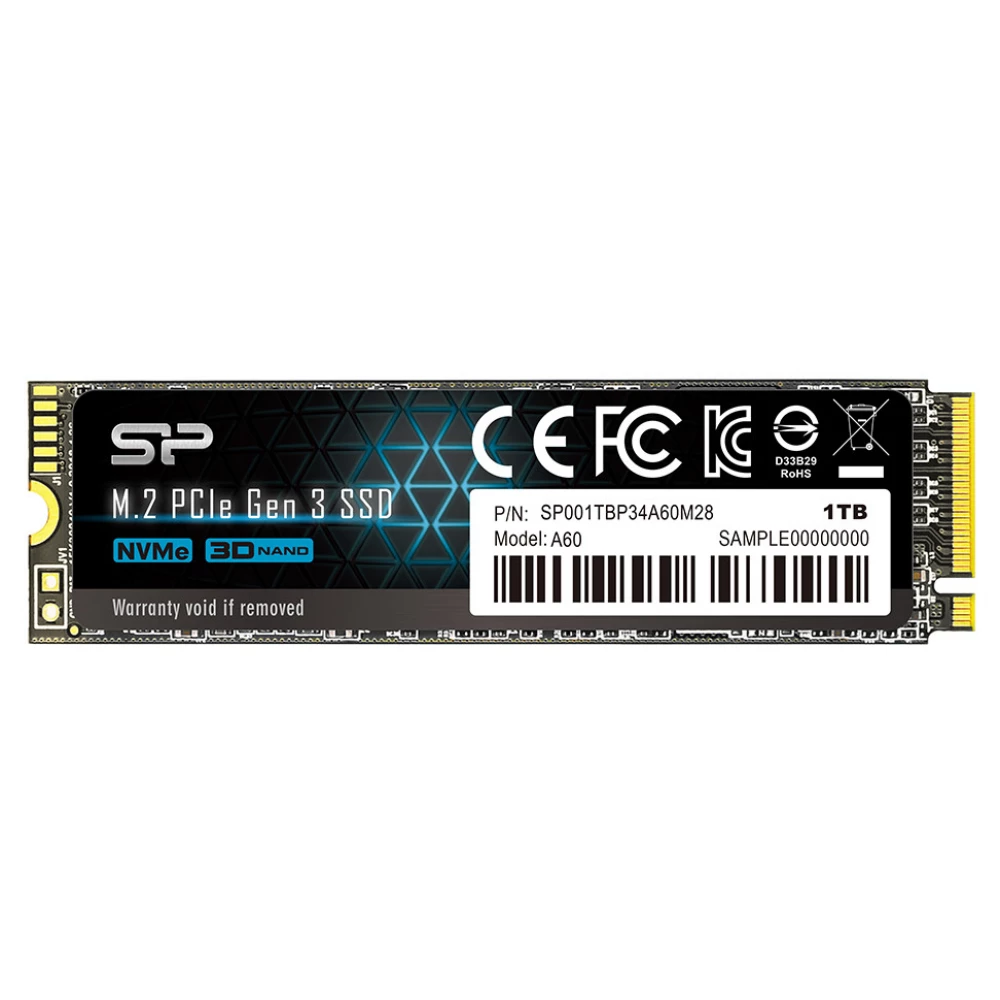 SILICON POWER 2TB A60 M.2 PCIe M.2 2280 SP002TBP34A60M28