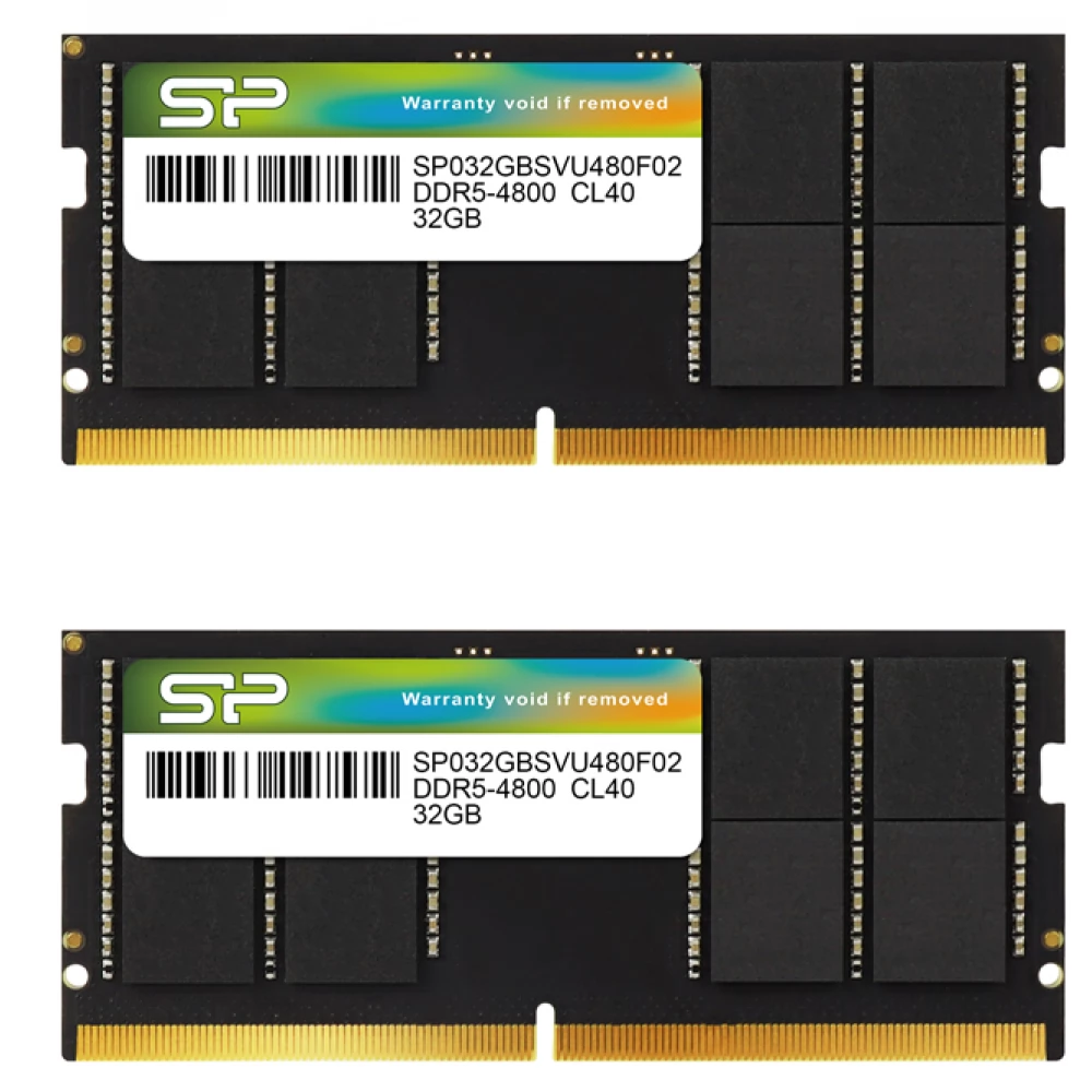 SILICON POWER 32GB Notebook DDR5 4800MHz CL40 KIT SP032GBSVU480F22