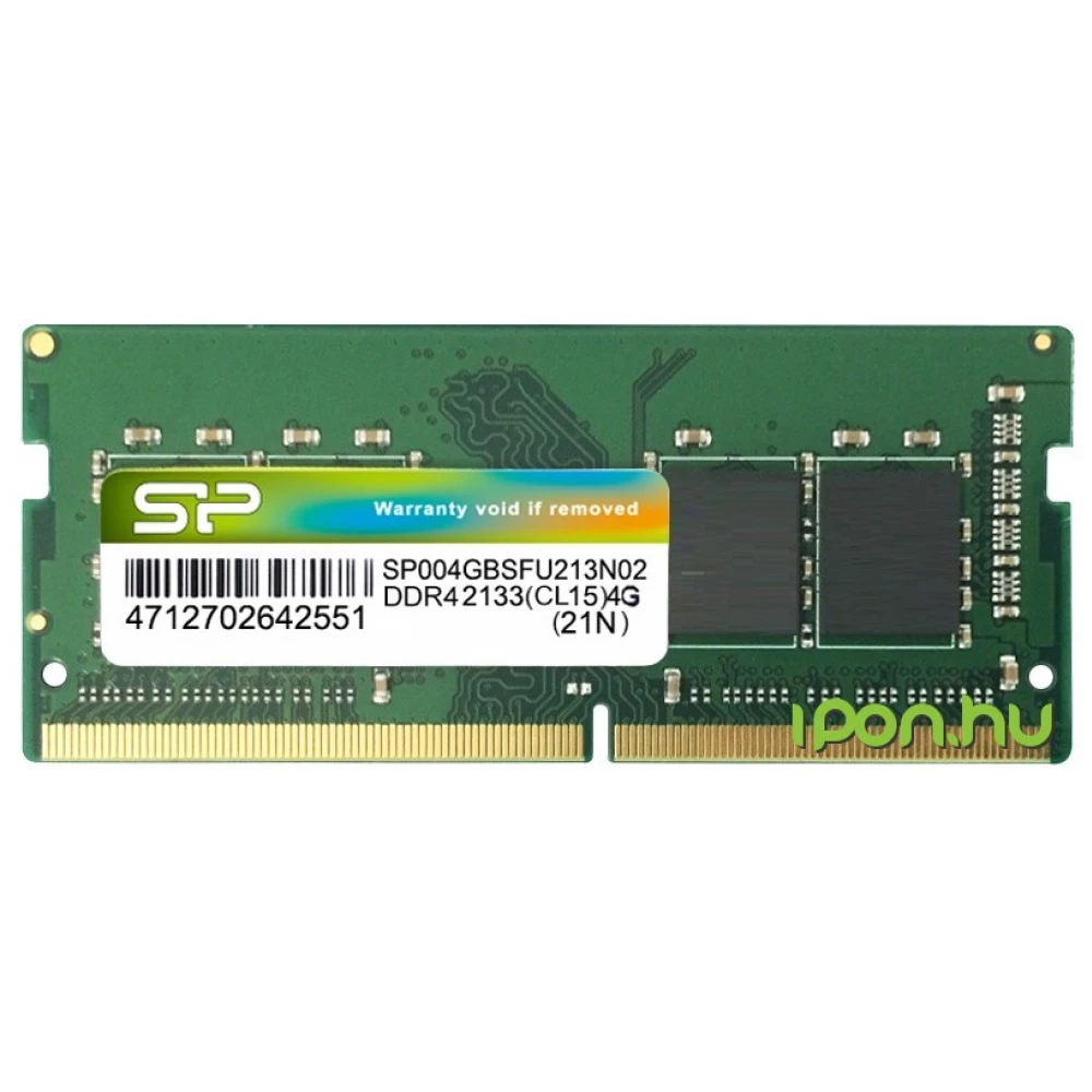SILICON POWER 8GB Notebook DDR4 2133MHz CL15 SP008GBSFU213B02