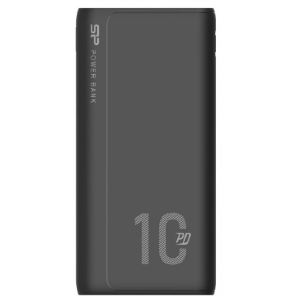 SILICON POWER QP15 Powerbank QC 3.0 2xUSB 1xUSB-C PD 10000mAh fekete
